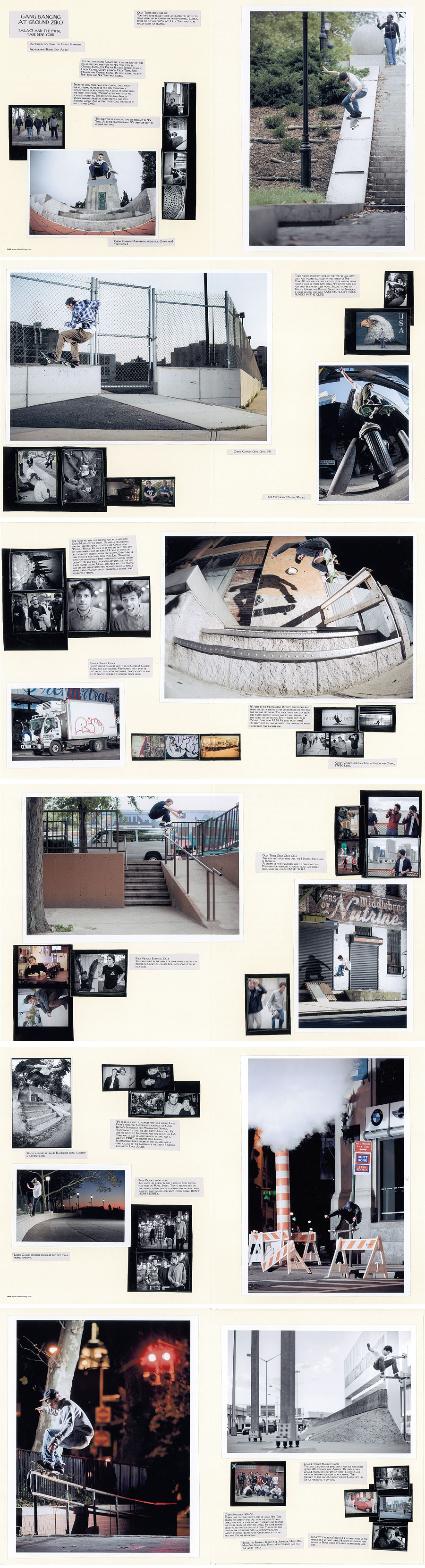 Palace Skateboards in NYC for Sidewalk Magazine.